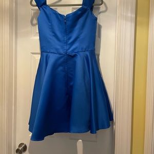 Royal blue dress